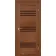 Межкомнатные Двери Leador Doors Sovana браун Черное стекло ПВХ плёнка-3-thumb