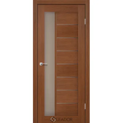 Межкомнатные Двери Leador Doors Lorenza Сатин бронза браун ПВХ плёнка-0