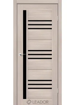 Двери Leador Doors Compania монблан Черное стекло
