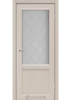 Двери Leador Doors Laura LR-01 сатин белый дуб латте