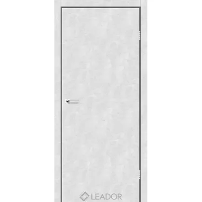 Межкомнатные Двери Leador Doors Asti белый бетон ПВХ плёнка-0