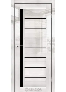 Двери Leador Gloss BERGEN Черное стекло