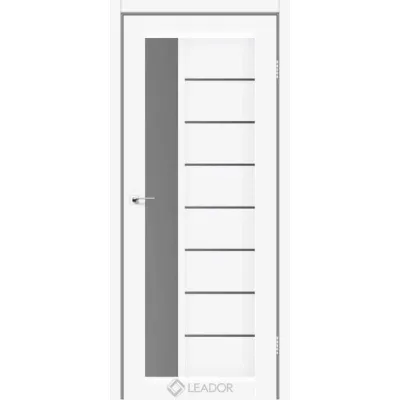 Межкомнатные Двери Leador Doors Lorenza Белые серый графит ПВХ плёнка-0