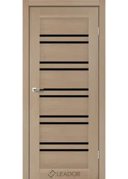 Двери Leador Doors Sicilia Черное стекло