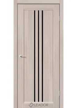 Двери Leador Doors Verona монблан Черное стекло