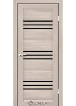 Двери Leador Doors Sovana монблан Черное стекло