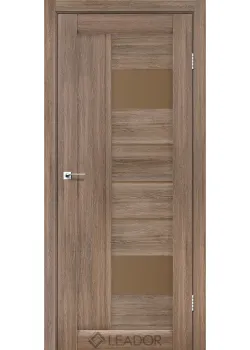 Двери Leador Doors Como сатин бронза