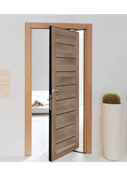 Роторные Двери Leador Doors Neapol Черное стекло