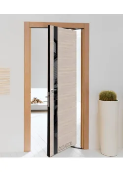 Роторные Двери Leador Doors ASTI GLASS монблан