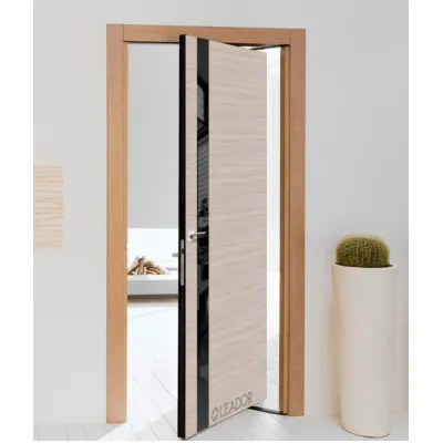 Межкомнатные Роторные Двери Leador Doors ASTI GLASS монблан ПВХ плёнка-0