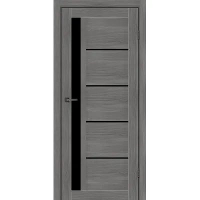Міжкімнатні Двері MSDoors Fashion Holst ALABAMA Чорне скло ПВХ плівка-1