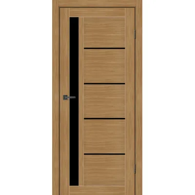 Міжкімнатні Двері MSDoors Fashion Holst ALABAMA Чорне скло ПВХ плівка-3