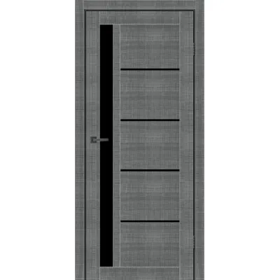 Міжкімнатні Двері MSDoors Fashion Holst ALABAMA Чорне скло ПВХ плівка-6