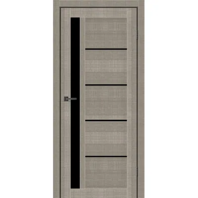 Міжкімнатні Двері MSDoors Fashion Holst ALABAMA Чорне скло ПВХ плівка-8