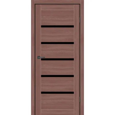 Межкомнатные Двери MSDoors Eko Texas Черное стекло Ламинатин-1