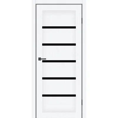 Межкомнатные Двери MSDoors Eko Texas Черное стекло Ламинатин-0