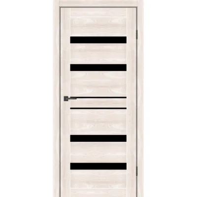 Межкомнатные Двери MSDoors Eko Georgia Черное стекло Ламинатин-1