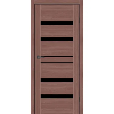 Межкомнатные Двери MSDoors Eko Georgia Черное стекло Ламинатин-3