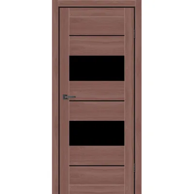 Межкомнатные Двери MSDoors Eko Dakota Черное стекло Ламинатин-1