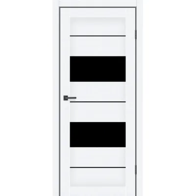 Межкомнатные Двери MSDoors Eko Dakota Черное стекло Ламинатин-0