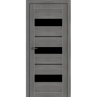 Межкомнатные Двери MSDoors Fashion Holst VEGAS Черное стекло ПВХ плёнка-1