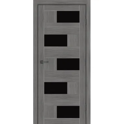Міжкімнатні Двері MSDoors Fashion Holst HAVANA Чорне скло ПВХ плівка-1