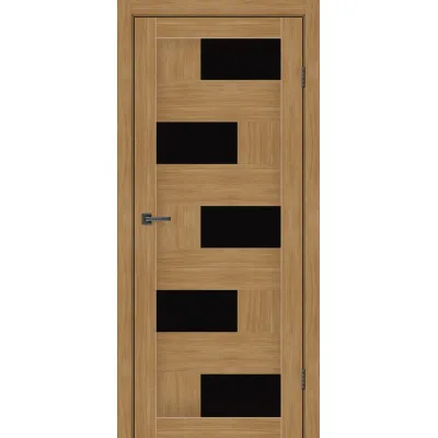 Міжкімнатні Двері MSDoors Fashion Holst HAVANA Чорне скло ПВХ плівка-3