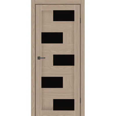Міжкімнатні Двері MSDoors Fashion Holst HAVANA Чорне скло ПВХ плівка-0