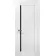 Міжкімнатні Двері Папа Карло Millenium ML-611 білий матовий Чорне скло ПВХ плівка-3-thumb
