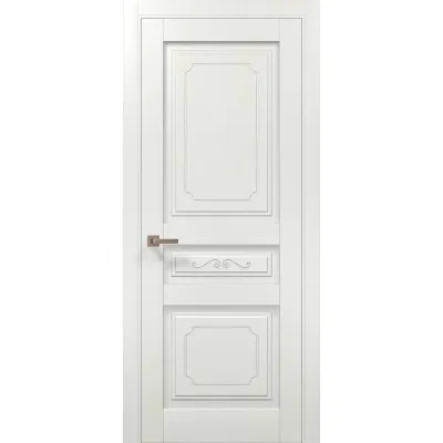 Межкомнатные Двери Папа Карло Millenium ML-1201 ясень белый ПВХ плёнка-0