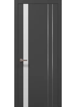 Двери Папа Карло Plato PL-22 темно-серый супермат