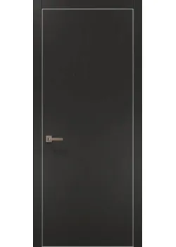 Двері Папа Карло Plato PL-01 шовк графіт