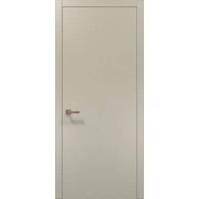 Двери Папа Карло Plato PL-01 шелк капучино-0