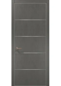Двери Папа Карло Plato PL-02 бетон серый