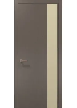 Двері Папа Карло Plato PL-05 шовк трюфель