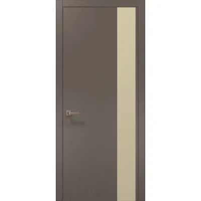 Двери Папа Карло Plato PL-05 шелк трюфель-0