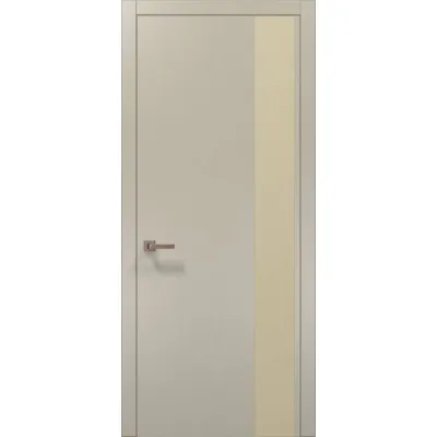 Двері Папа Карло Plato PL-05 шовк капучіно-0