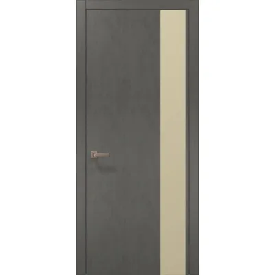 Двері Папа Карло Plato PL-05 бетон сірий-0
