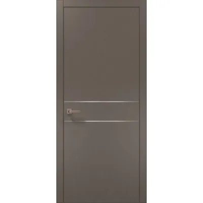 Двері Папа Карло Plato PL-07 шовк трюфель-0