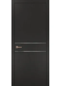 Двері Папа Карло Plato PL-07 шовк графіт