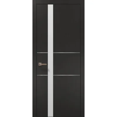 Двері Папа Карло Plato PL-08 шовк графіт-0