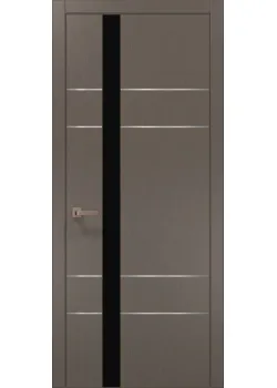 Двері Папа Карло Plato PL-10 шовк трюфель