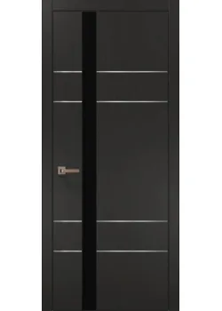 Двері Папа Карло Plato PL-10 шовк графіт