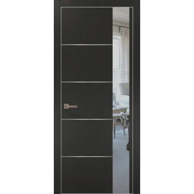 Двері Папа Карло Plato PL-11 шовк графіт-0