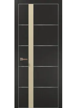 Двері Папа Карло Plato PL-12 шовк графіт