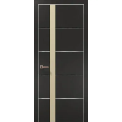 Двері Папа Карло Plato PL-12 шовк графіт-0