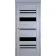 Міжкімнатні Двері Portalino Doors PL-ECO-4 Чорне скло Ламінатин-3-thumb