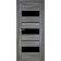 Міжкімнатні Двері Portalino Doors PL-ECO-5 Чорне скло Ламінатин-5-thumb