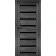 Межкомнатные Двери Portalino Doors PL-ECO-03 Черное стекло Ламинатин-14-thumb