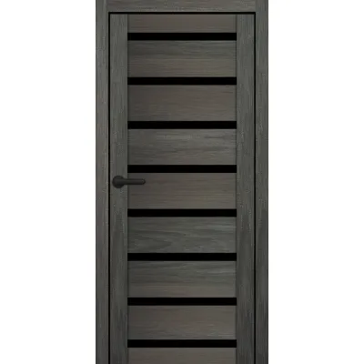 Межкомнатные Двери Portalino Doors PL-PVC-03 Черное стекло ПВХ плёнка-5